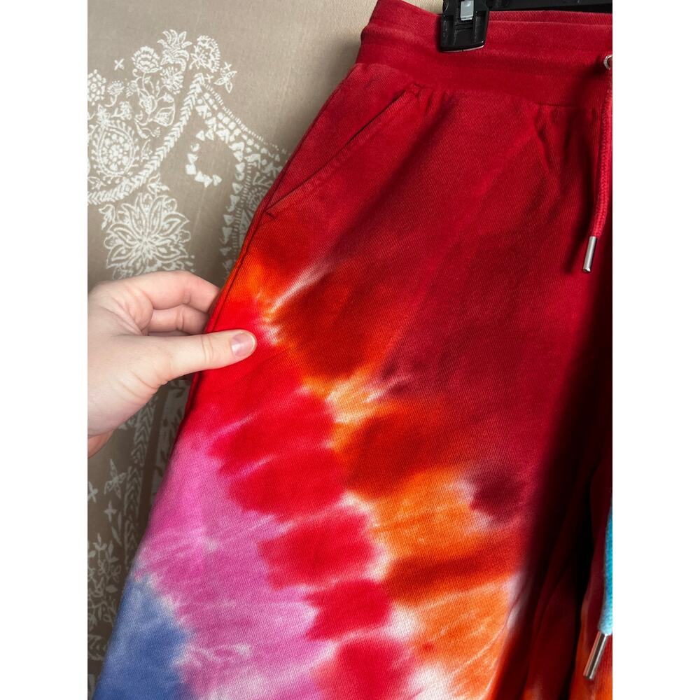 RIPNDIP OG PRISMA EMBROIDERED SWEATPANTS (RED TIE DYE) - Picture 6 of 11